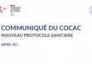 Communiqué du COCAC sur le nouveau protocole sanitaire