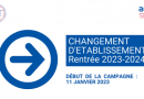 Année scolaire 2023-2024: Demande de changement d’établissement