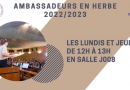 Ambassadeurs en herbe redémarre pour l’année 2022-2023!