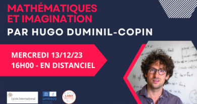 Rencontre avec Hugo Duminil-Copin pour les Terminales (En distanciel)
