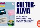 Découvrez le deuxième numéro de Cultur-alma !